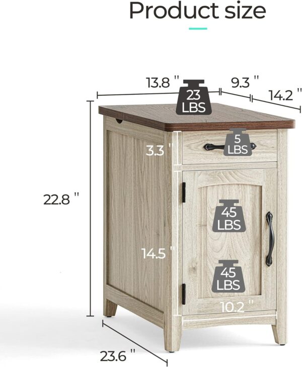 HOME End Table with Charging Station Side Table Wholesale Made in Malaysia  Factories and Manufacturers - Image 2