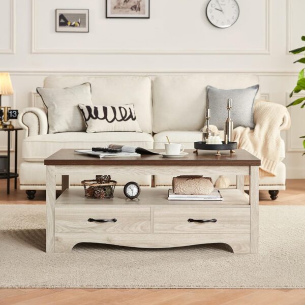 Farmhouse Coffee Table with Storage Wholesale made in Malaysia  Factories and Manufacturers - Image 3