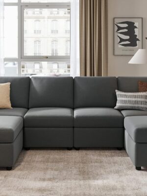 Modular Sectional Sofa Convertible U Shaped Sofa Couch Wholesale made in Malaysia Factories and Manufacturers