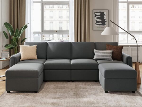 Modular Sectional Sofa Convertible U Shaped Sofa Couch Wholesale made in Malaysia Factories and Manufacturers
