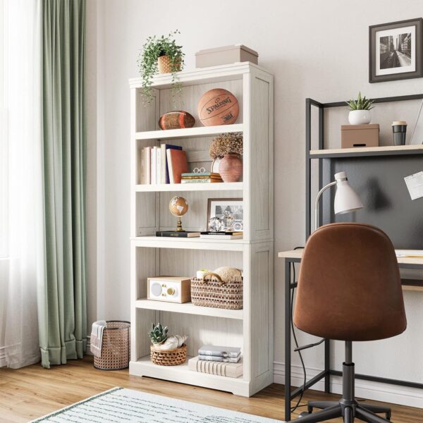 5-Shelf Bookcase Bookshelves Floor Standing Display Storage Shelves  Wholesale made in Malaysia Factories and Manufacturers